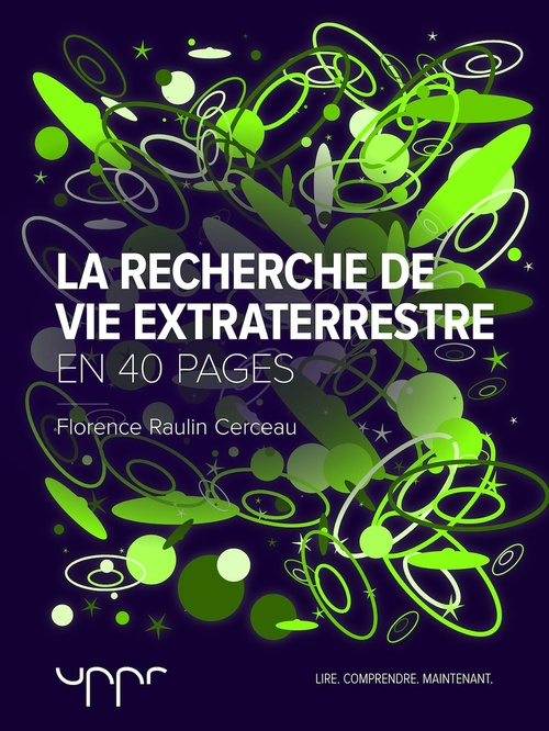 Couverture ebook de La recherche de vie extraterrestre, de Florence Raulin Cerceau