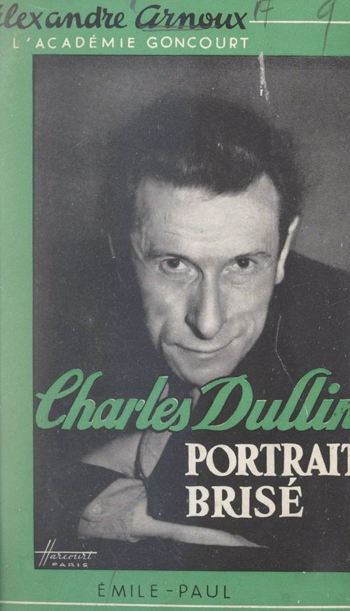 Couverture ebook de Charles Dullin, de Alexandre Arnoux