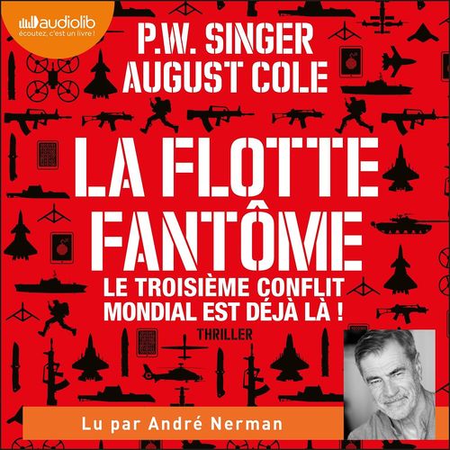 Couverture audiobook de La Flotte fantôme, de Peter Waren Singer, August Cole