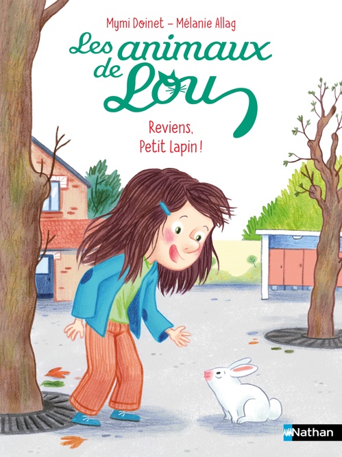 Couverture ebook de Les animaux de Lou : Reviens, Petit Lapin !, de Mymi Doinet, Mélanie Allag
